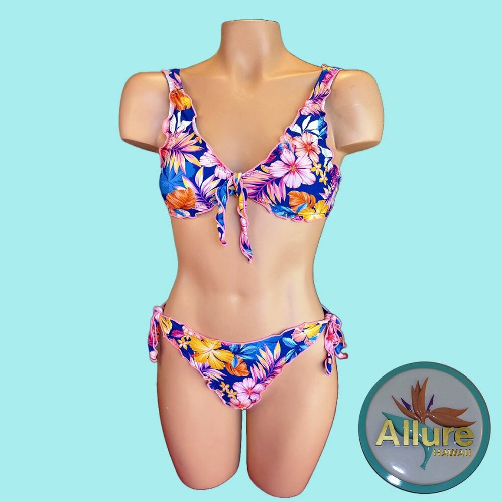 Hobie Bikini - Colorful Retro Hawaiian Print